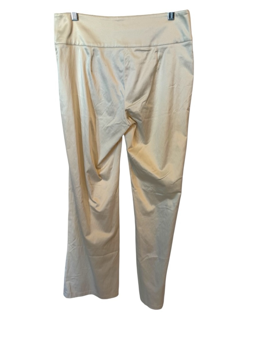 São Paulo Silk Sheen Cream 3 Button Wide Leg Pant - Picture 3 of 6